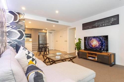 Inner City 1 Bedroom Apartment With Rooftop Pool And Parking - Serain Residences Brisbane Eksteriør bilde
